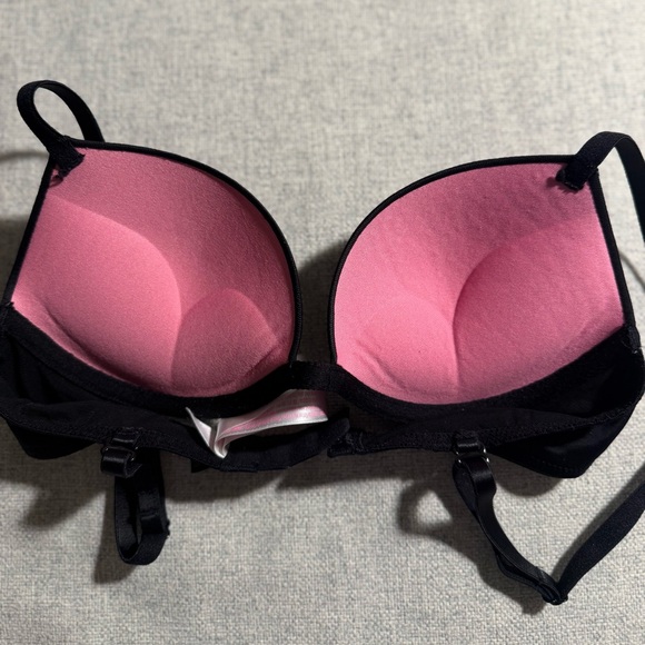 PINK Victoria's Secret Black Mega Push Up Bra - Picture 4 of 5